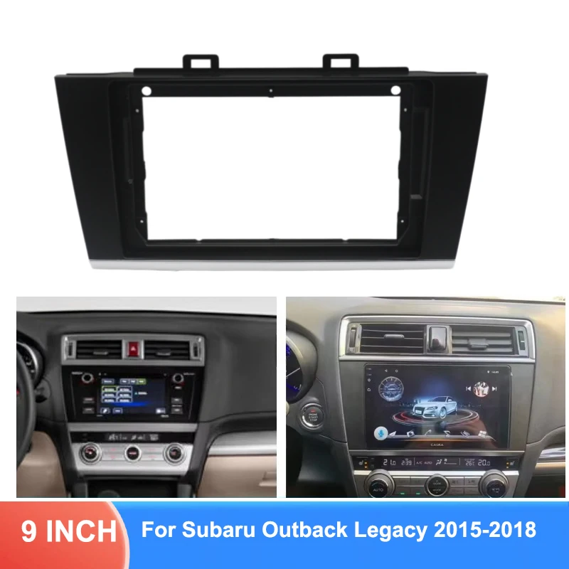 For Subaru Outback Legacy 2015-2018 9 Inch Dashboard Mount Panel or Wiring Harness CANBUS Adapter Stereo Upgrade