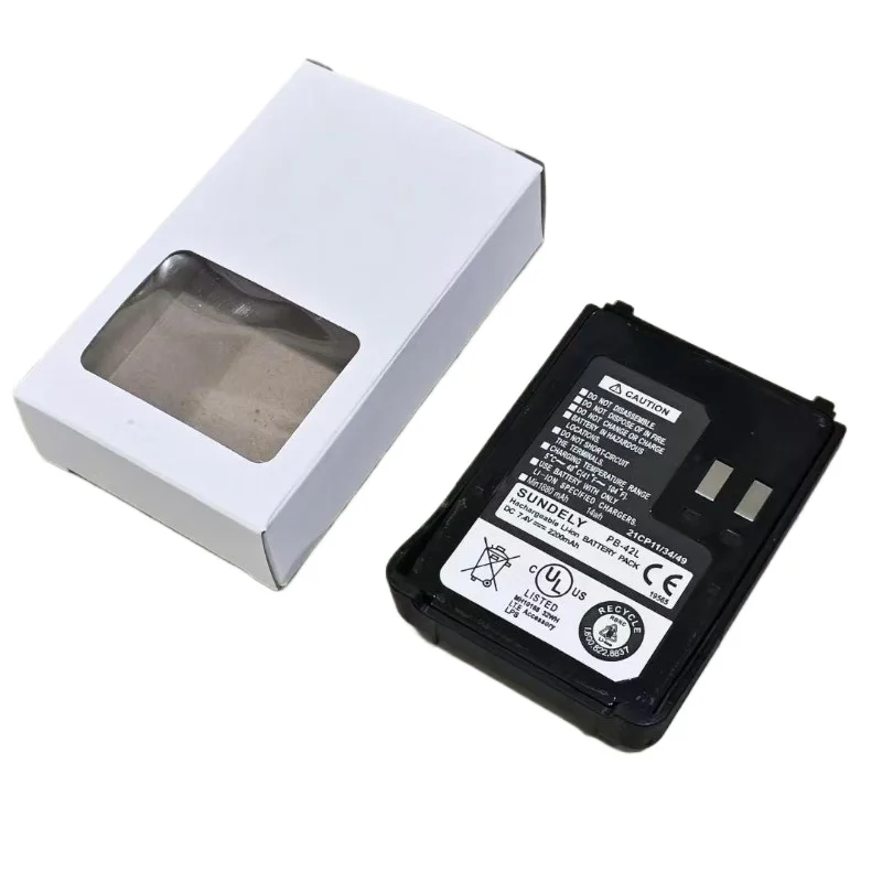 Nueva batería de PB-42L de 7,4 V y 2000mAh para Kenwood TH-F6 TH-F6A TH-F6E TH-F7 TH-F7A TH-F7E Radios Walkie Talkie batería