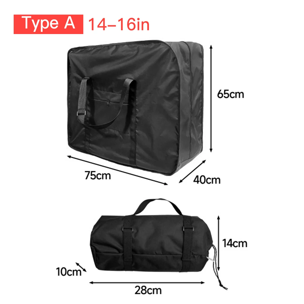 Folding Bike Travel Bag Bicycle Portable Transport Carrying Case for 14-16 inch / 20-22 inch / 21-26 inch Bycicle Accessories