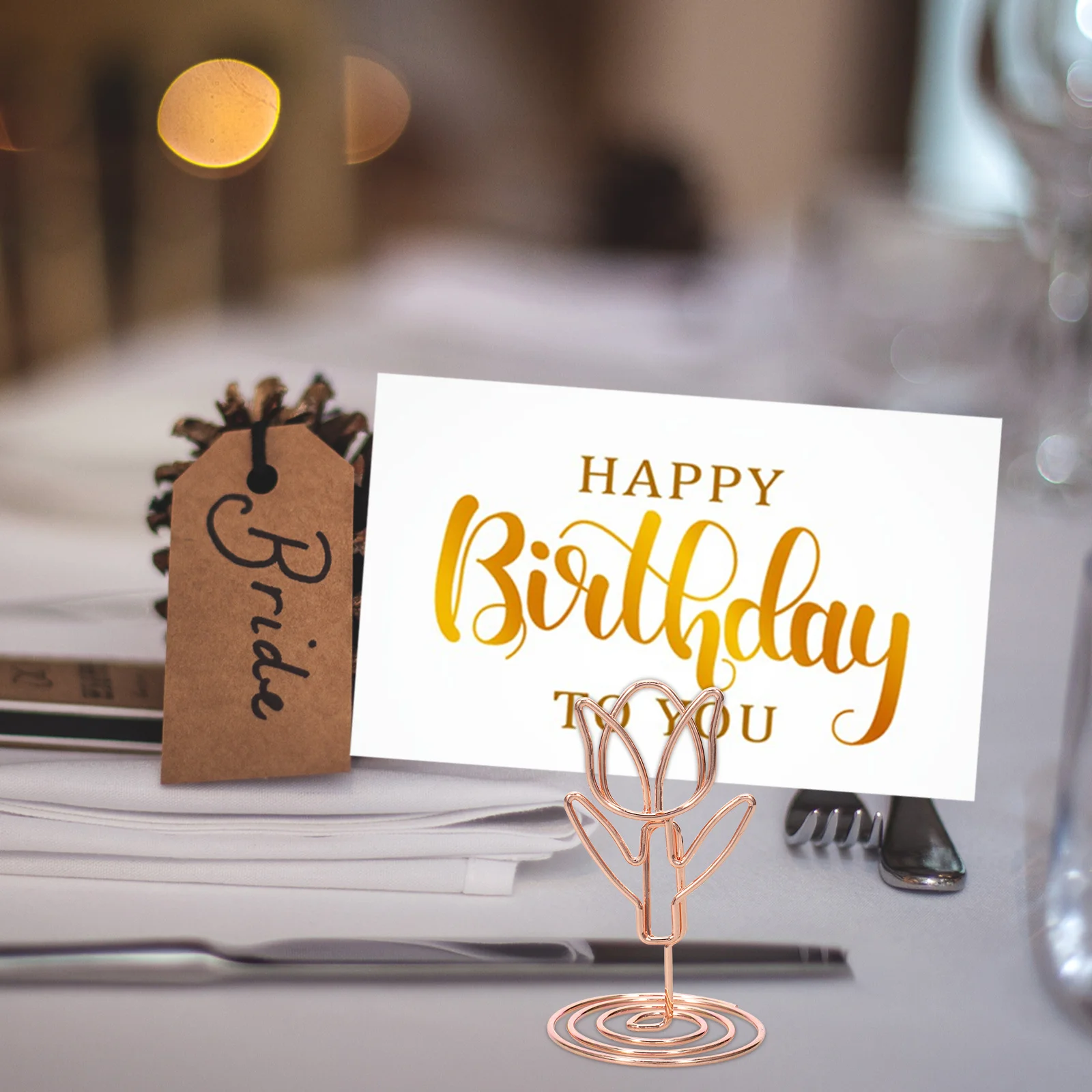 

10pcs Memo Clips Sturdy Table Card Holders For Notes Photos Cards Flower Style Picture Holders Birthday Wedding Baby Shower