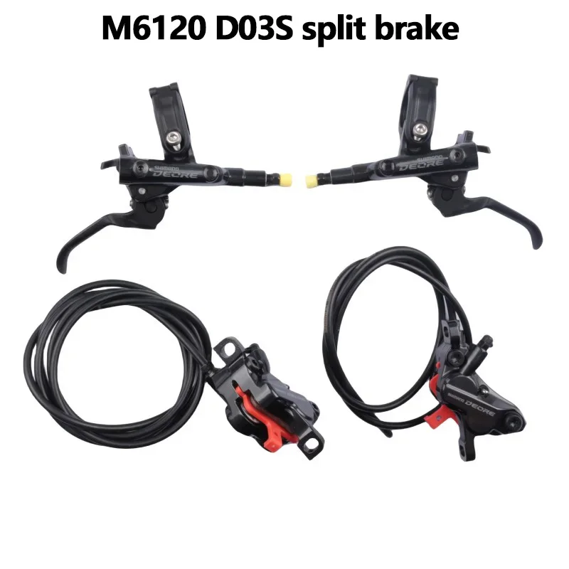 SHIMANO Deore M6120 Hydraulic Disc Brake Set D03S Brake Left Front Right Rear 850/1550mm For Mountain Bike Bicycle Accessories