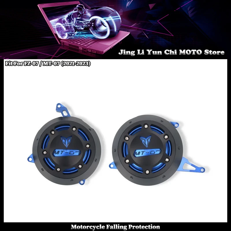 

Motorcycle CNC Aluminum Engine Stator Starter Cover Frame Slider Protector Fit For YAMAHA FZ07 MT07 FZ-07 MT-07 2021-2023 2022