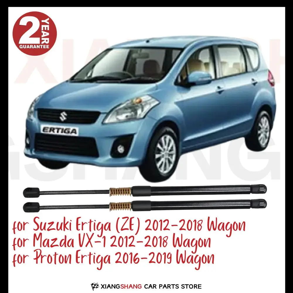 

2 шт. задний демпфер для Suzuki Ertiga (ZE) 2012-2018 Wagon с пружинным багажником, газовые стойки с газовой зарядкой