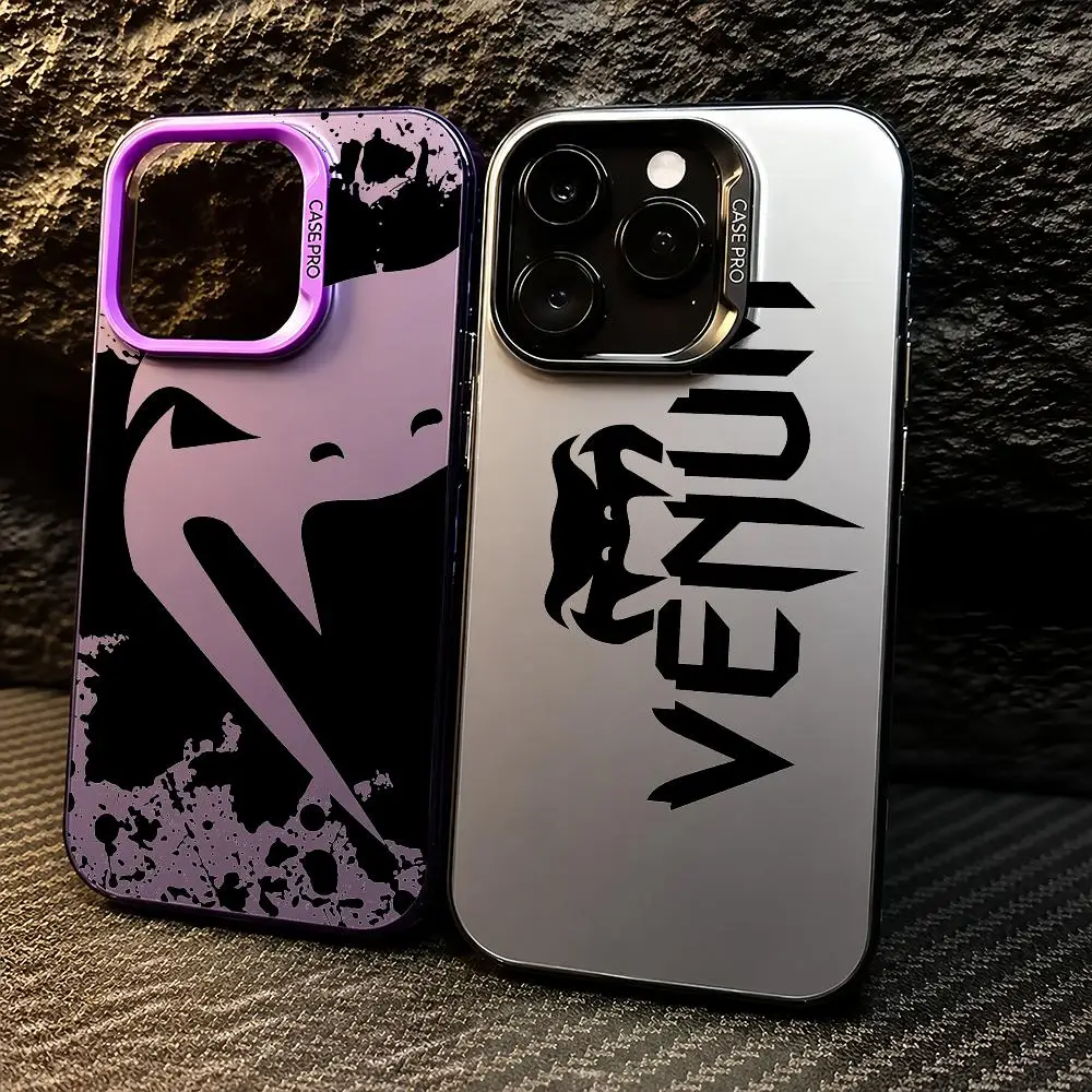 Capa de Celular Cool V-venumS Gradiente TPU, Capa Fina Antichoque para iPhone 11-17 Pro Max