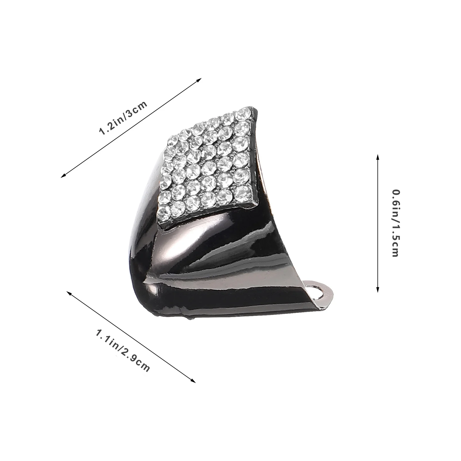 

Shoe Toe 3cmx2 9cm High Heels Tip Cover Boot Heel Protectors Cowboy Boot Tips Guards Shoe Cabinet Accessories