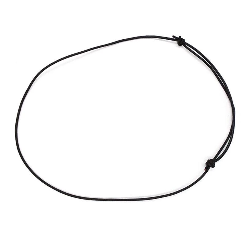N5KE Set of 10 Adjustable Leathers Cords Necklace Rope Black Necklace Cords