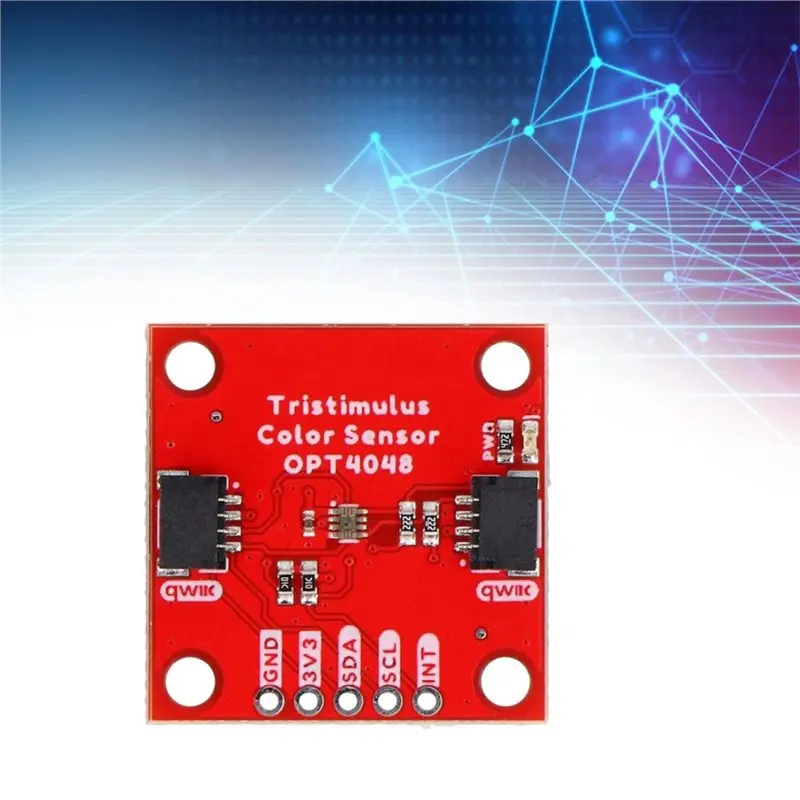 Most-OPT4048 Tristimulus Color Sensor X Y Z Color Coordinates+Illuminance Qwiic Module SEN-22638