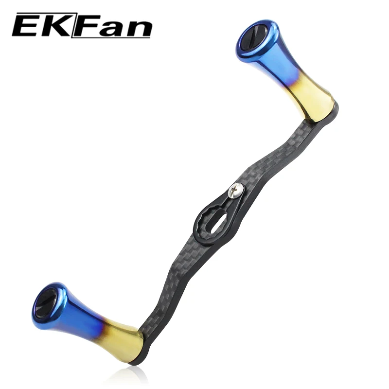 EKfan Carbon Fiber Fishing Reel Handle Alloy Aluminum Knobs For DAI&SHI Baitcasting Reel Tackle Accessory