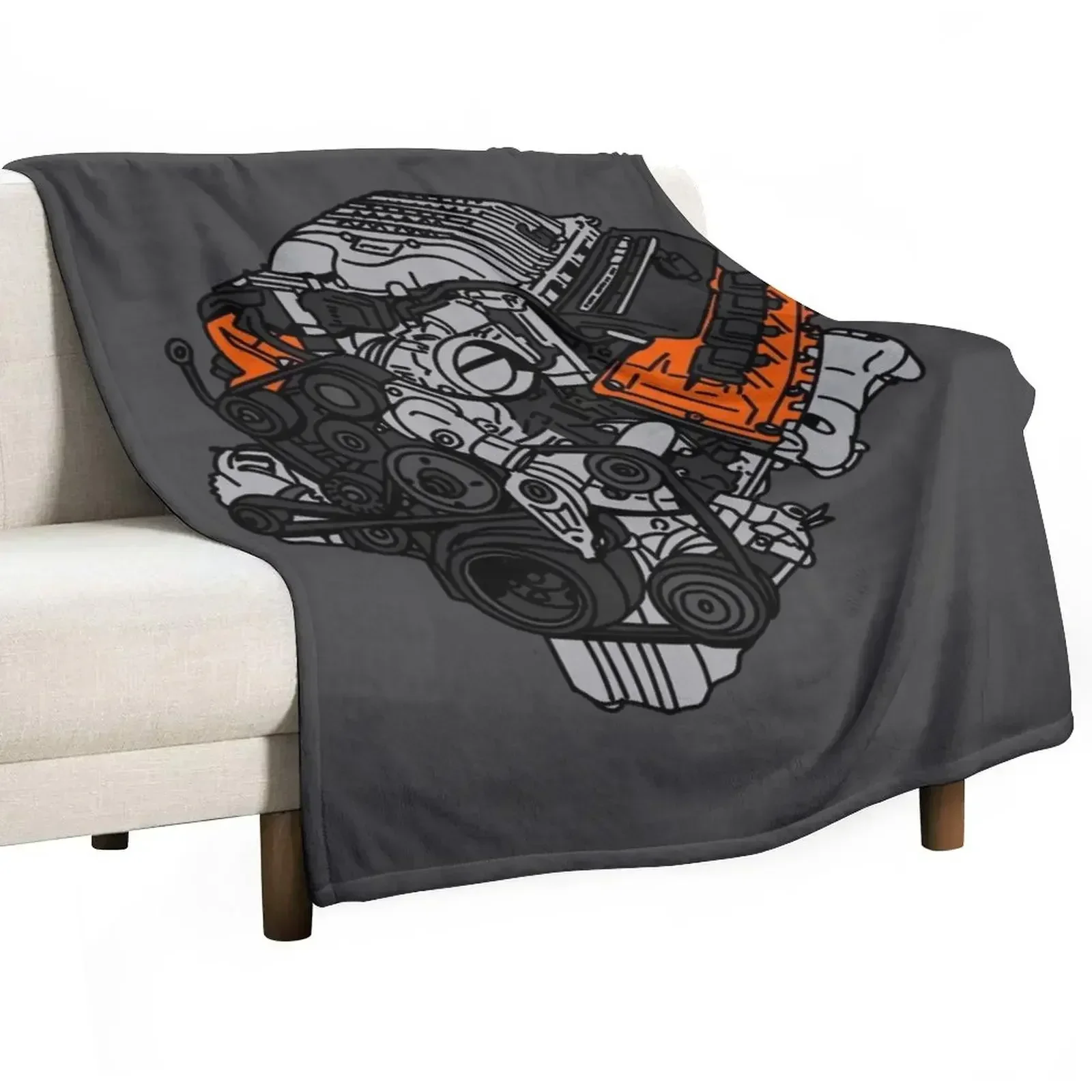 

Hellcat Engine Throw Blanket Soft Plush Plaid Thin Blankets For Baby heavy to sleep Blankets