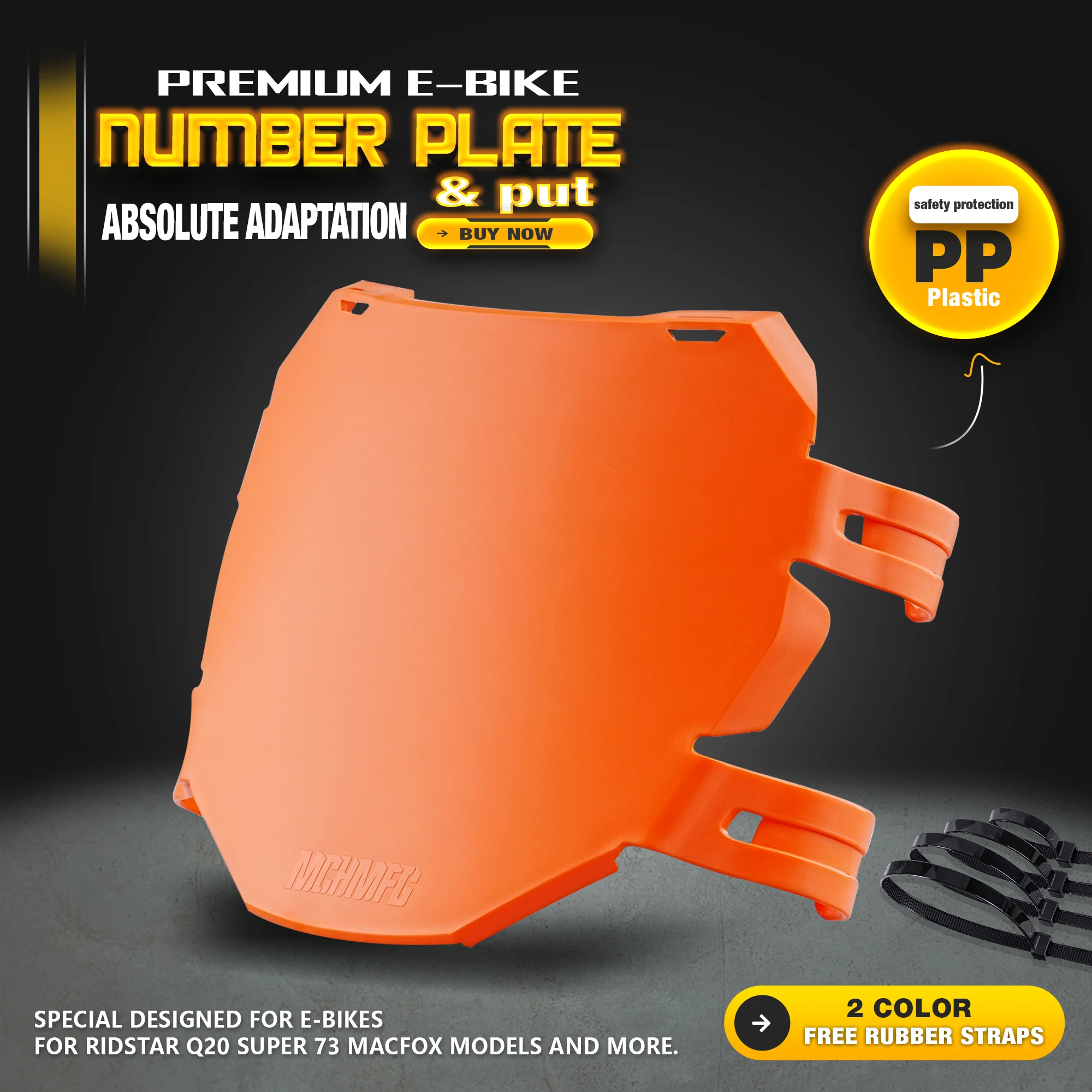 QUEEN X MOTO Electric Dirt Bike Number Front Plate For Sur-ron Light Bee S X Segway X160 X260 For Talaria Sting MX4