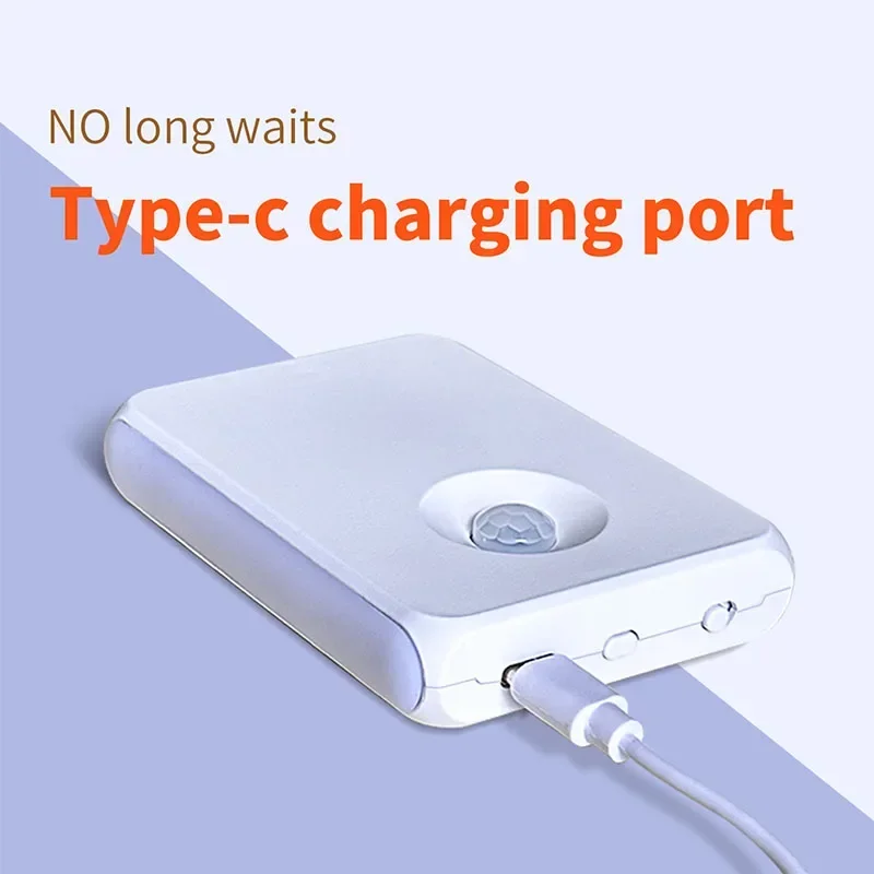 Lumières d'escalier capteur de mouvement intérieur Rechargeable veilleuse sans fil sous armoire éclairage pour escaliers couloir cuisine salle de bain