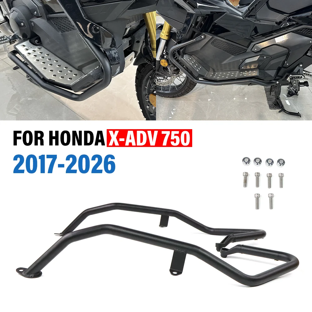 Motorcycle Engine Crash Bar FOR HONDA X-ADV 750 XADV750 2017-2026 2025 2024 Bumper Crash Bar Buffer Guard Highway Bar Protector