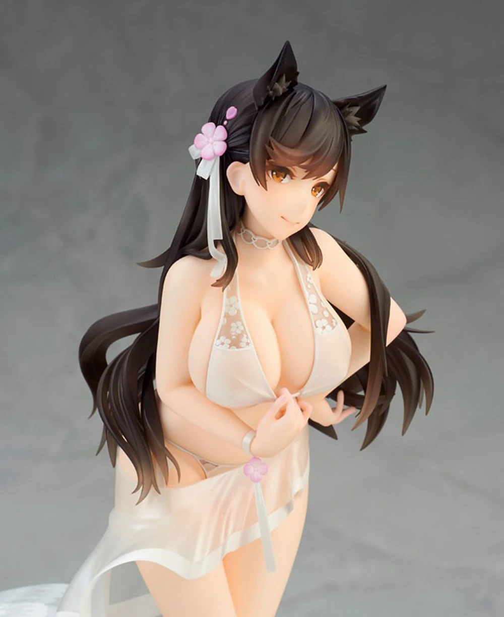 24CM Anime Azur Lane Atago 1/7 Midsummer March Ver Standing Model Toy Gift Collection Aciton Figure PVC Doll