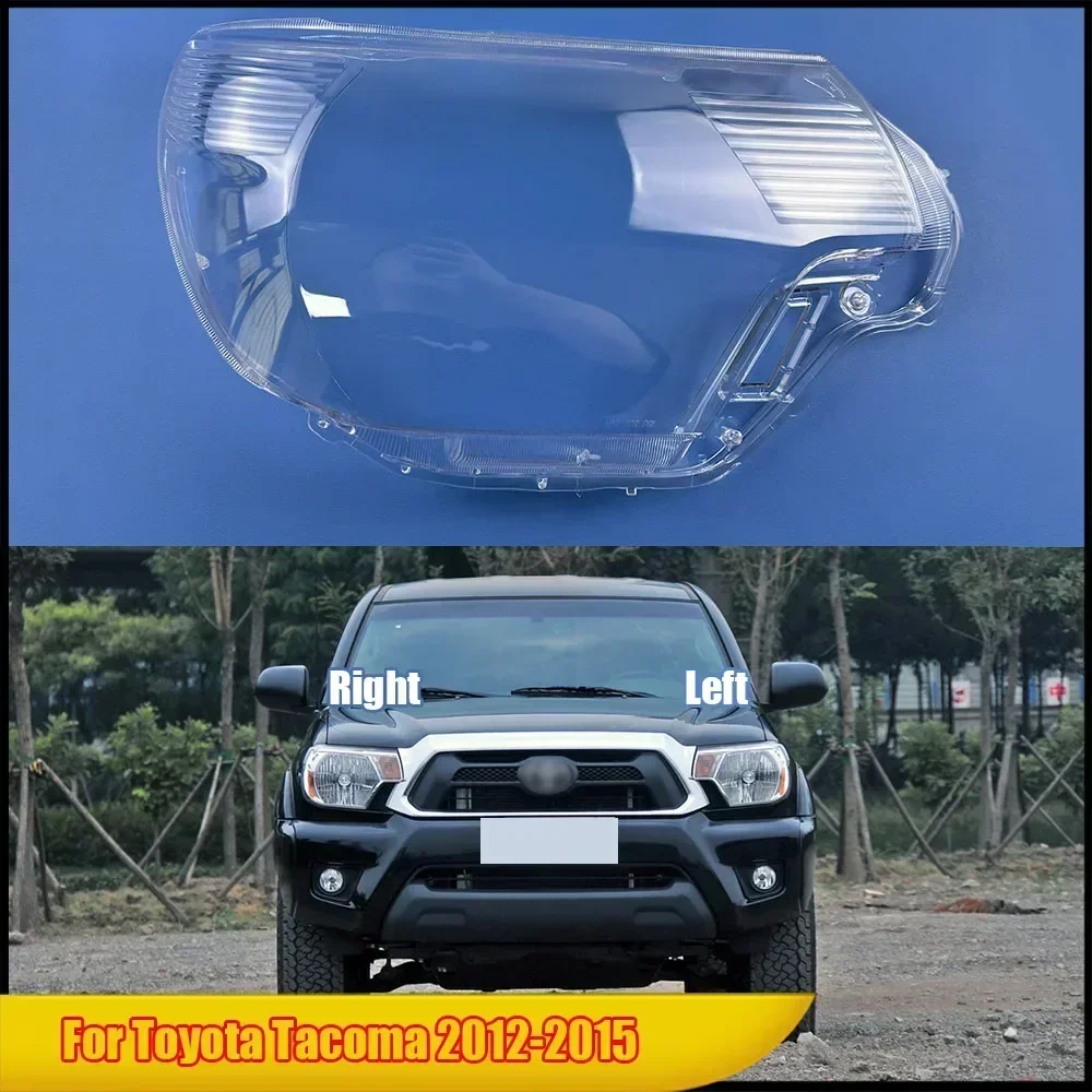 

Transparent Light Case For Toyota Tacoma 2012-2015 Front Headlight Lens Cover Headlamp Lampshade Glass Lamp Shell Caps