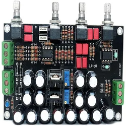 DollaTek HiFi Amplificador Audio OPA2604 + AD827 OPAMP 5532 LM337 LM317 preamplificatore scheda di controllo del tono del Volume