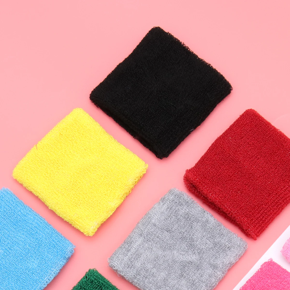 

12Pcs Full Cotton Wrist Guard Sports Wristband Sweat Absorbent Protective Brace for Fitness and Sports Wrist Guard