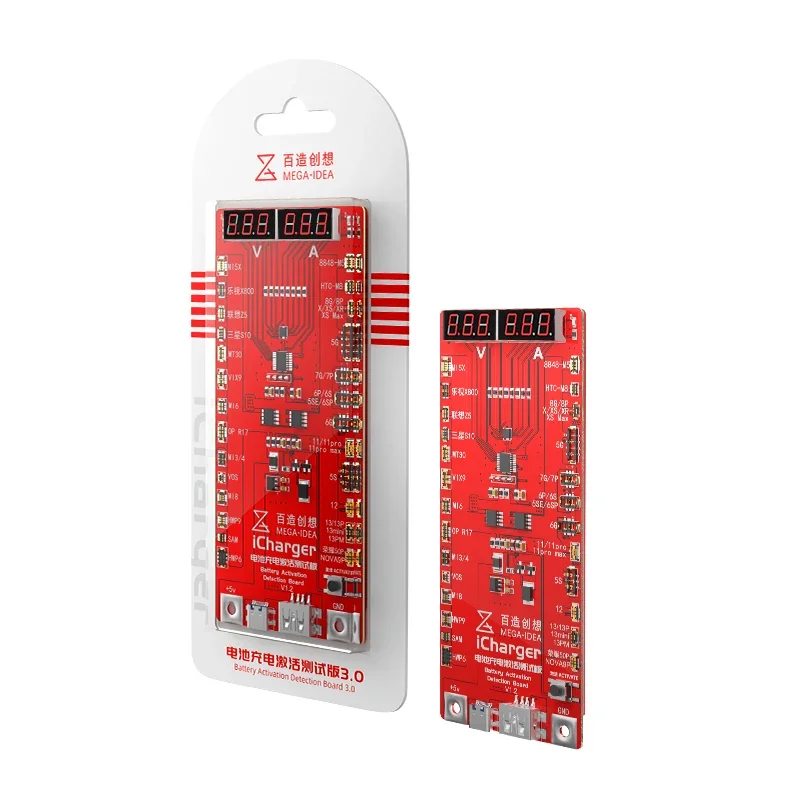Placa de detecção de ativação da bateria qianli MEGA-IDEA icharger carregamento rápido com para o iphone android reparação da bateria do telefone celular