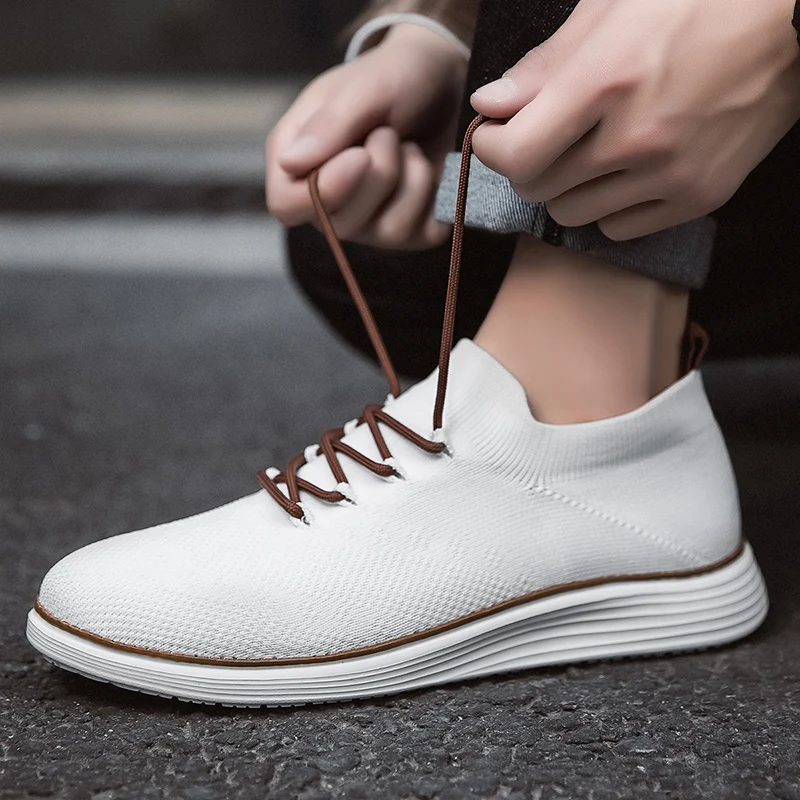 

Large Size 39-49 Summer Men Casual Sports Shoes Men Lace-up Lightweight Comfortable Stylish Casual Shoes Outdoor Step Shoes