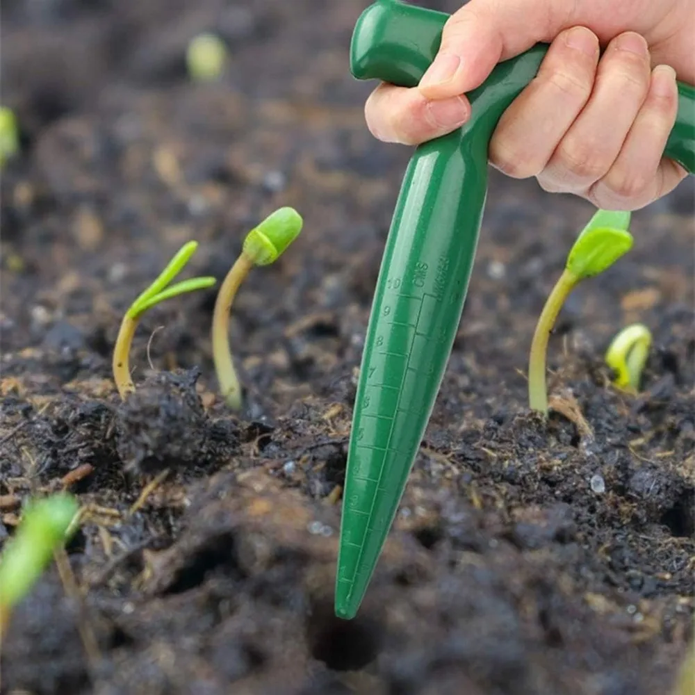 Seedling Punch Planter Garden Seed Sower Tool Manual Hole Punch Seeder for Flower Vegetable Seedlings Gardening Tools