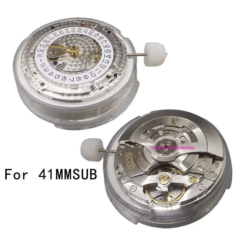 

3235 Mechanical Movement Engraved Compatible Fit Men's Automatic Watch 41mm SUB DJ