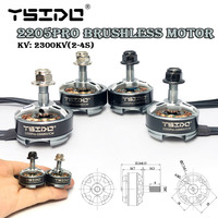 YSIDO 2205PRO 2205 2300KV CW CCW Brushless Motor for FPV RC QAV250 X210 Racing Drone Multicopter