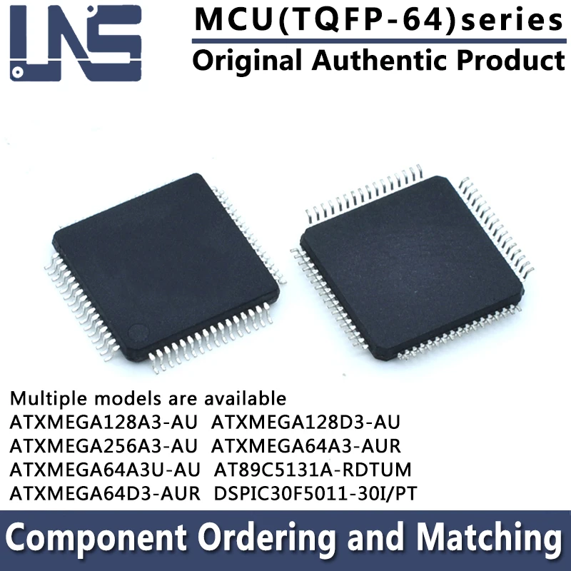 ATXMEGA128A3-AU ATXMEGA128D3-AU ATXMEGA256A3-AU ATXMEGA64A3-AUR ATXMEGA64A3U-AU ATXMEGA64D3-AUR DSPIC30F5011-30I/PT TQFP-64 MCU