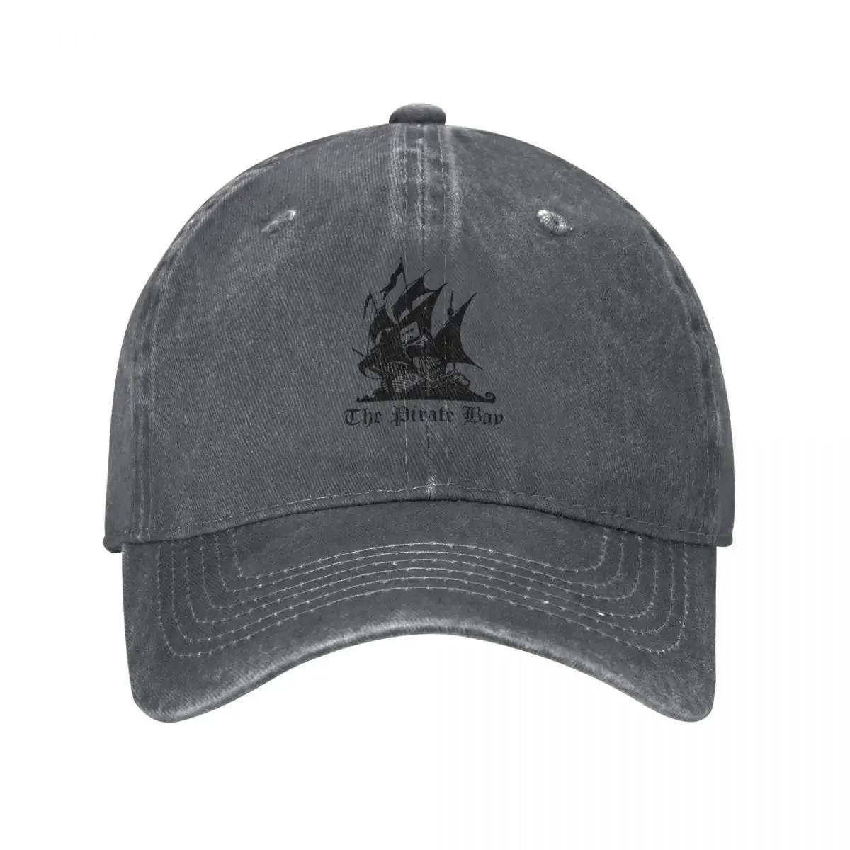 The Pirate Bay Black Logo Baseball Cap foam party Hat party Hat Golf Hat Man Gentleman Girl Men's