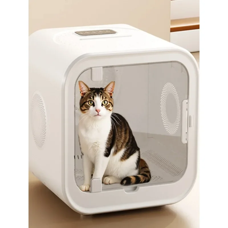 

Pet drying box, cat bathing and hair blowing automatic dryer