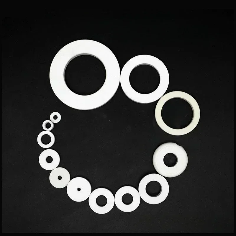 Aluminum Oxide 95 High-Temperature Resistant Ceramic Circular Ring Wear-Resistant Ceramic Insulation Gasket