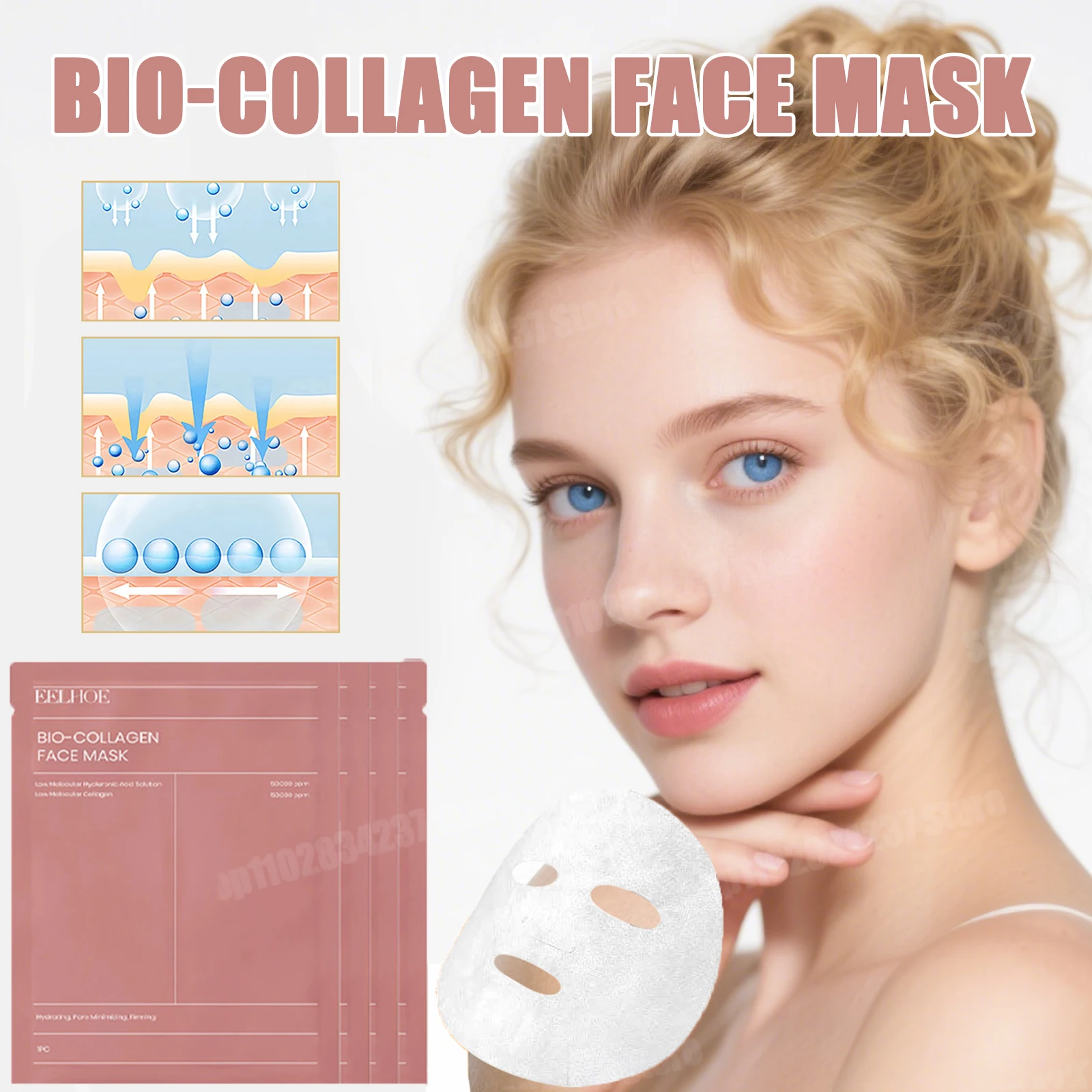 

Bio Collagen Overnight Face Mask Deep Hydration Pore Shrinking Moisturizing Refreshing Brightening Skin Care