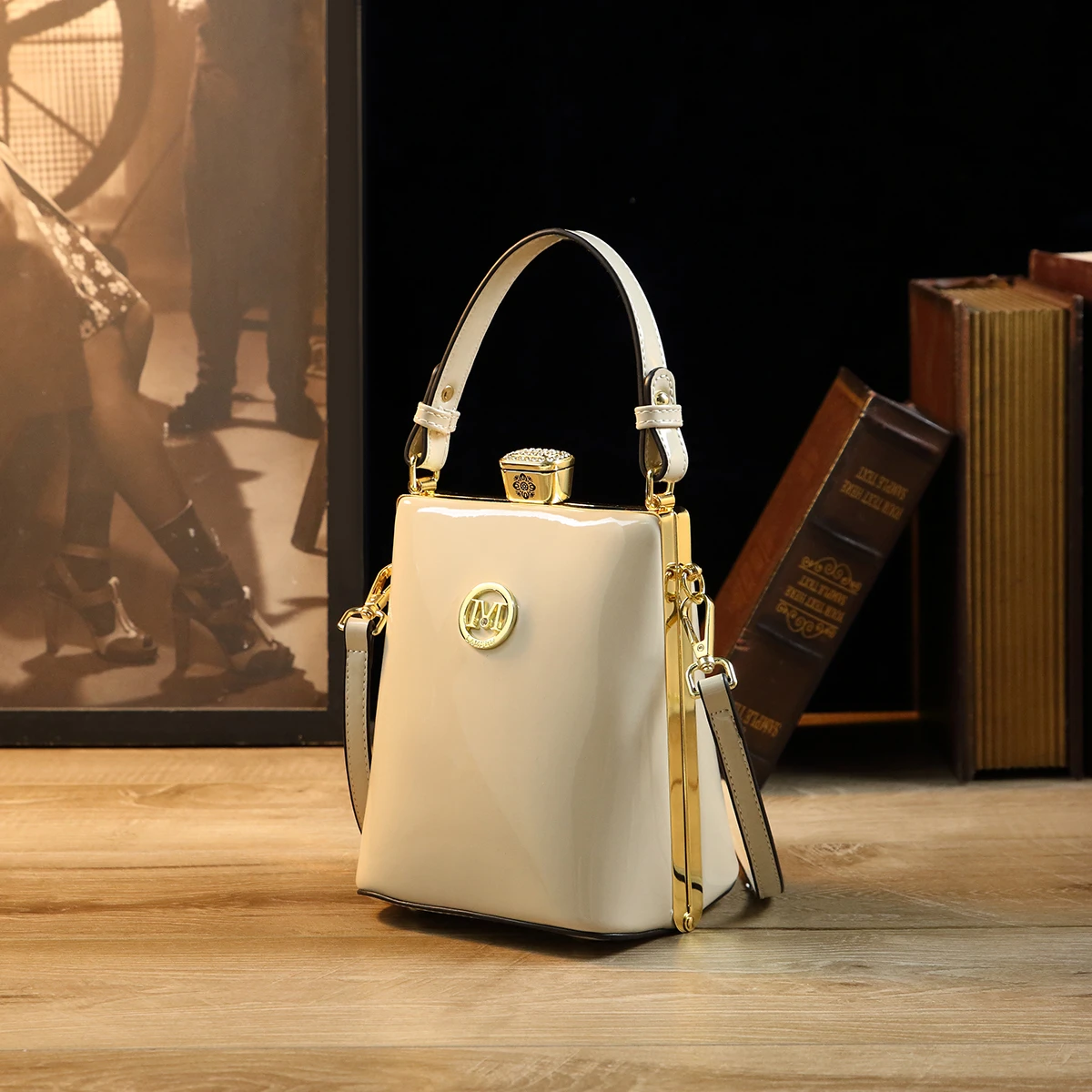 Classic Elegant Satchel Bag, Women\'s Luxury Handbag, Versatile Carry On Bag For Women,sac de luxe femme Dinner handbag