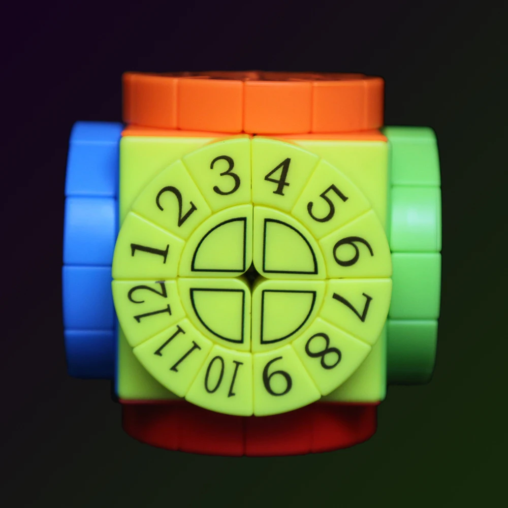 Cubo mágico 2x2x2 máquina de tempo digital cubo corrida alívio do estresse quebra-cabeça profissional jogo de velocidade suave brinquedo das crianças presente