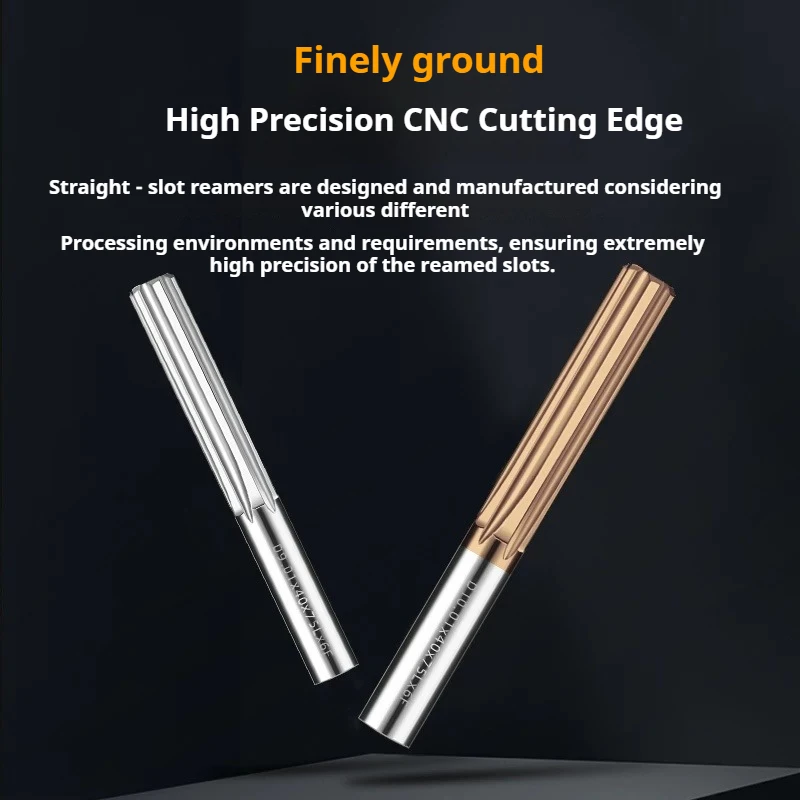 1.0mm-9.4mm Straight Groove Cutter 4F 6F HRC50 HRC60 Hardened Steel CNC Inner Hole Boring Tool Tolerance H7