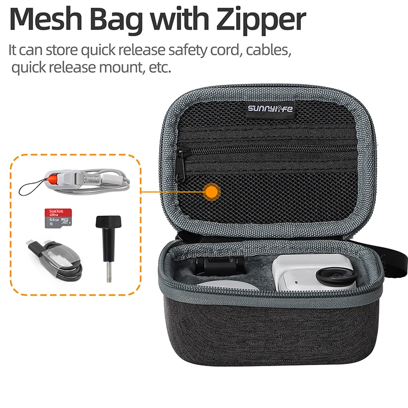 Mini Body Bag For Insta360 GO Ultra Portable Storage Bag Protection Bag For Insta 360 GO Ultra Action Camera Accessories
