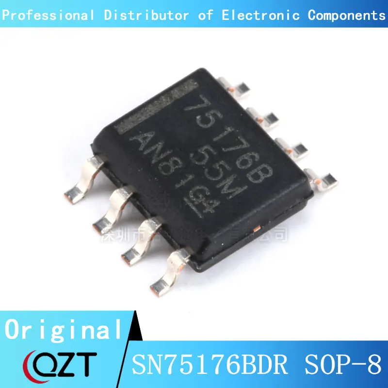 10 pçs/lote SN75176BDR SN75176 SN75176B 75176B SOP-8 chip SOP Novo local