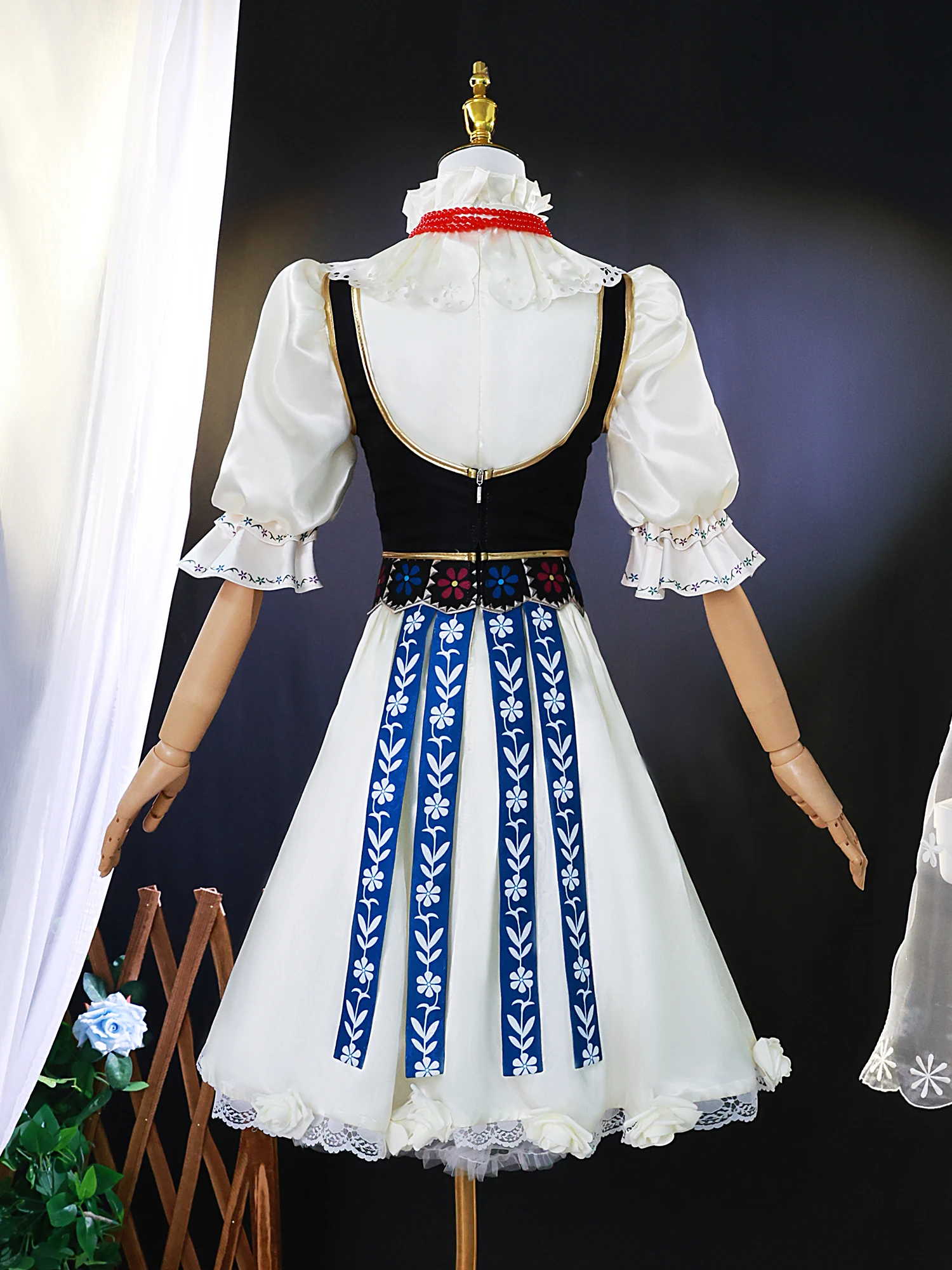 جوديث الحمامة زي تنكري ، هوية V ، فيرا ناير ، فستان لوليتا قوطي ، مجموعة كاملة شعر مستعار ، عيد الميلاد الهالوين