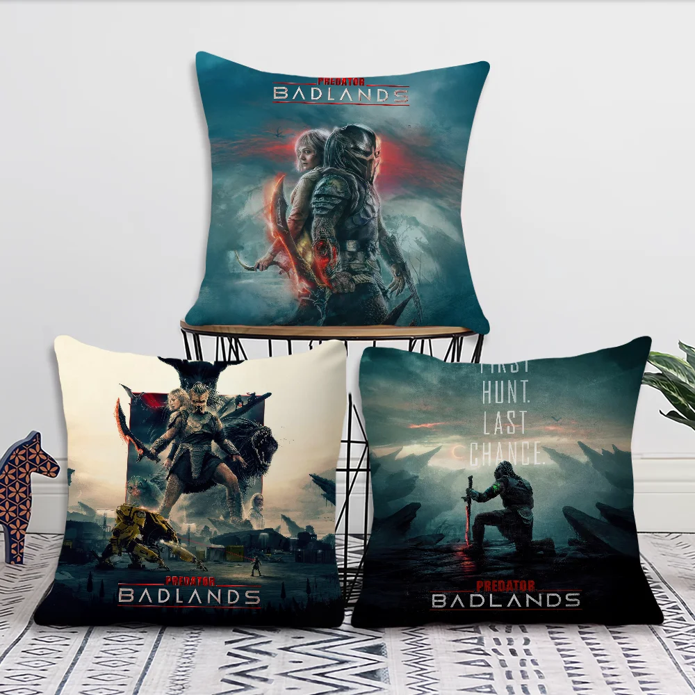P-Predator Badlands غطاء الوسادة أفضل المنزل مكتب القهوة وسادة أريكة الطباعة الديكور غرفة متجر سيارة الشمال البساطة ضرب