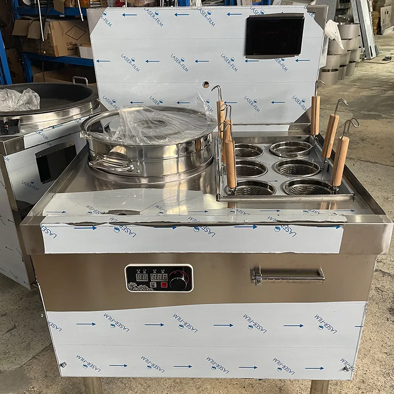 Commercial Noodle Cooker 220/380V Customized Multi-Head Timing And Temperature Control Noodle Cooker