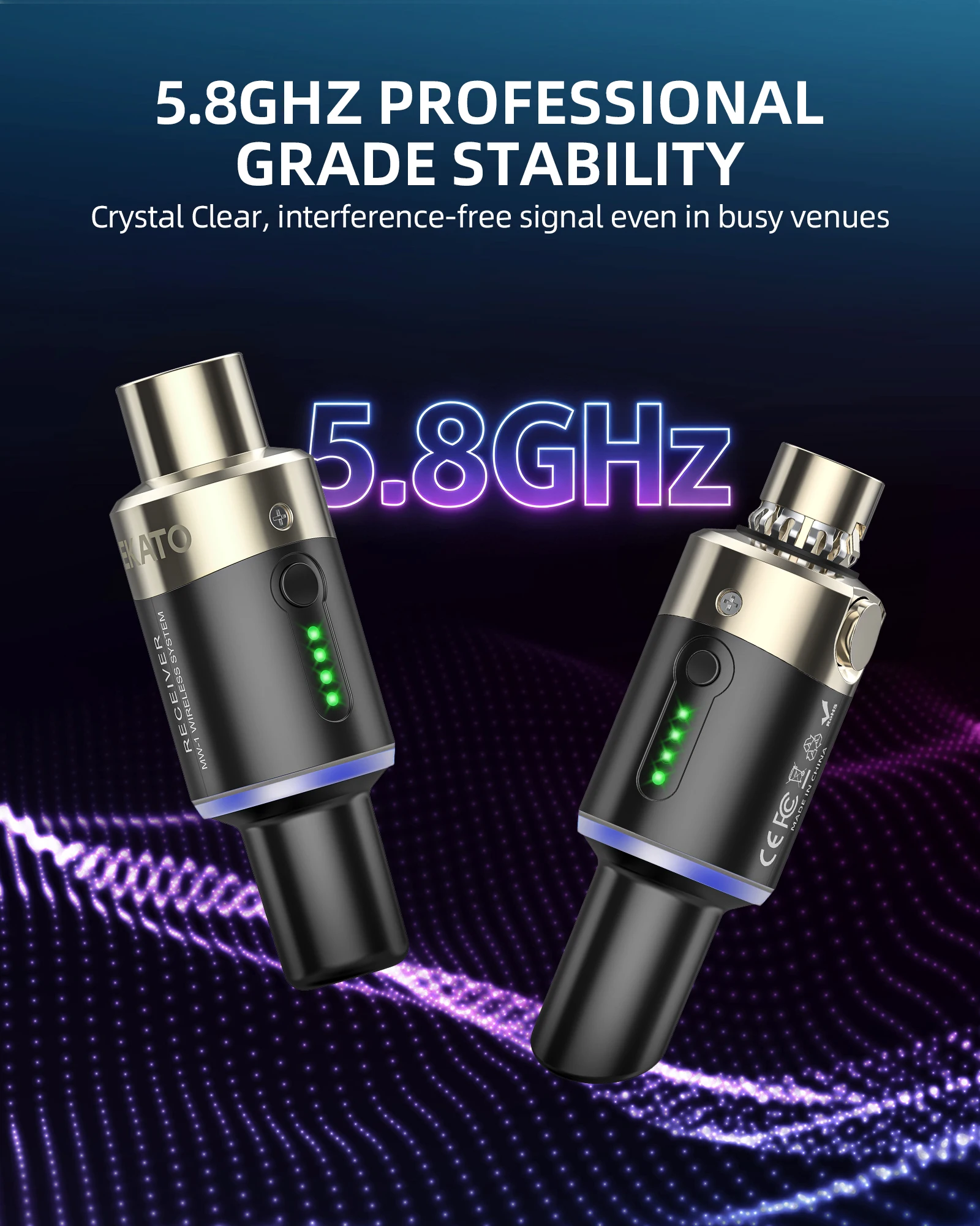 Lekato Mw-1Wireless Microphone - Xlr Microphone Condenser ulasan dan harga