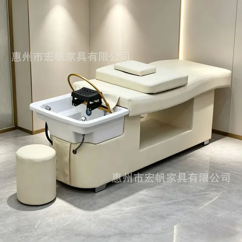 Barber Shop Thai Shampoo Bed Hair Special Massage Water Circulation Fumigation Head Treatment Bed for Hair Care