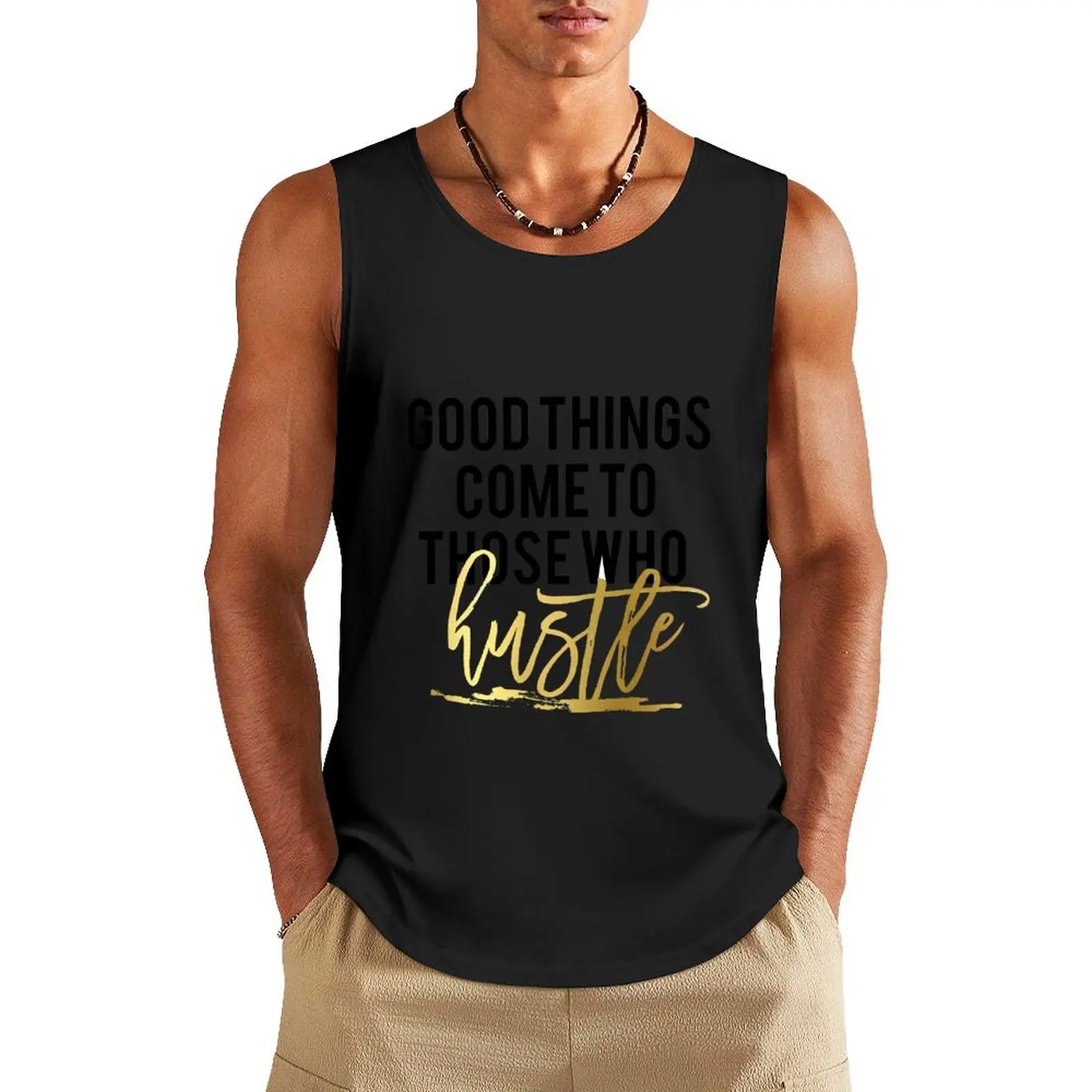 

Good things come to those who hustle PRINTABLE art, hustle print, office wall art, inspirational printable Tank Top