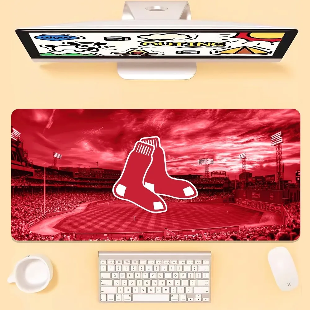 B-Boston R-Red Sox Mouse PadOffice Large Small Computer PC Keyboard Rubber Game Anti-Slip Mice Mat Big