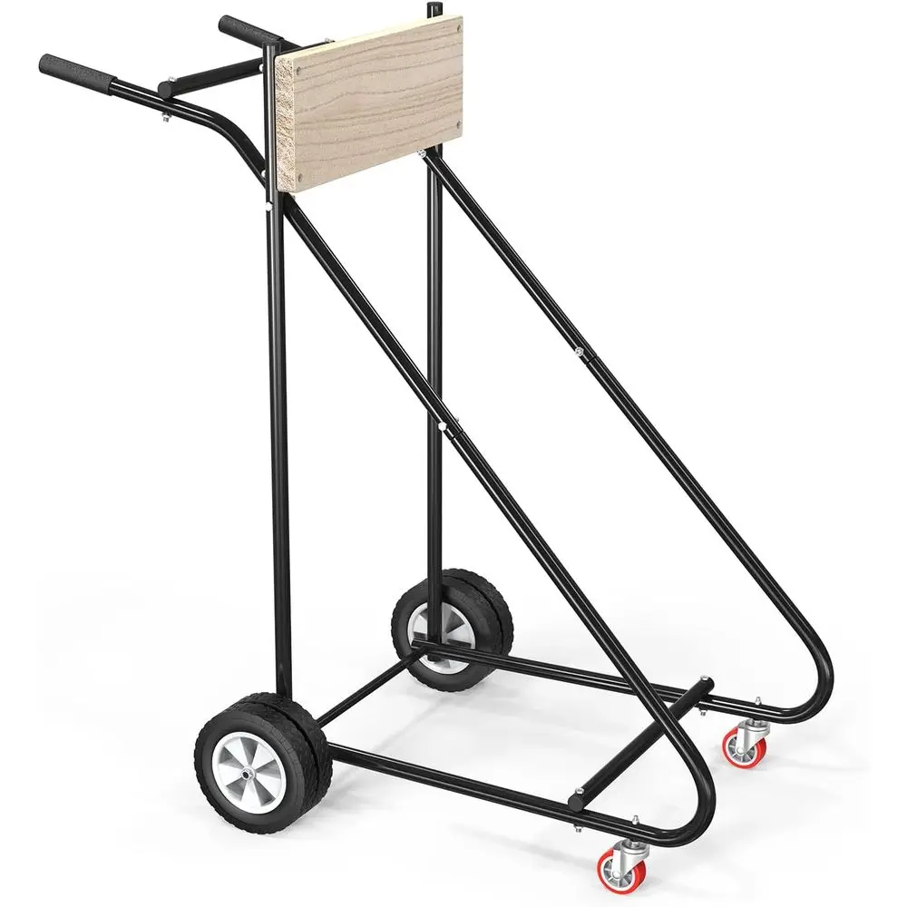 Boat Motor Stand with Wheels for Engine Support, Storage, Repair, and Maintenance - 315lbs Capacity