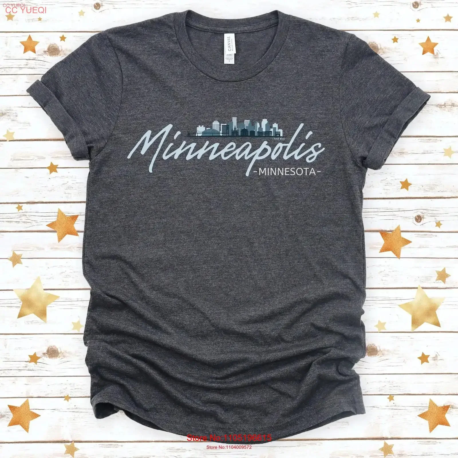 Minneapolis Minnesota College gift for son daughter souvenir shop apparel great lakes Country vacation T Shirt Hennepin County