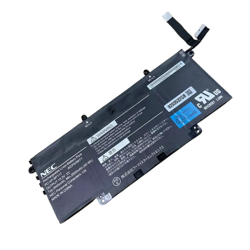 Brand New Authentic 40Wh 15.2V PC-VP-BP117 Battery Applicable NEC 4ICP5/59/71 9100321GB Series