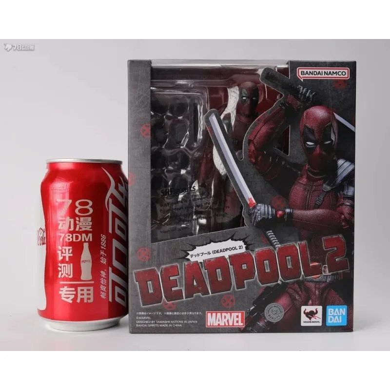 BANDAI Echt S. H. Figuarts-serie American Series Deadpool (Deadpool 2) en Wolverine beweegbaar eindproductmodel