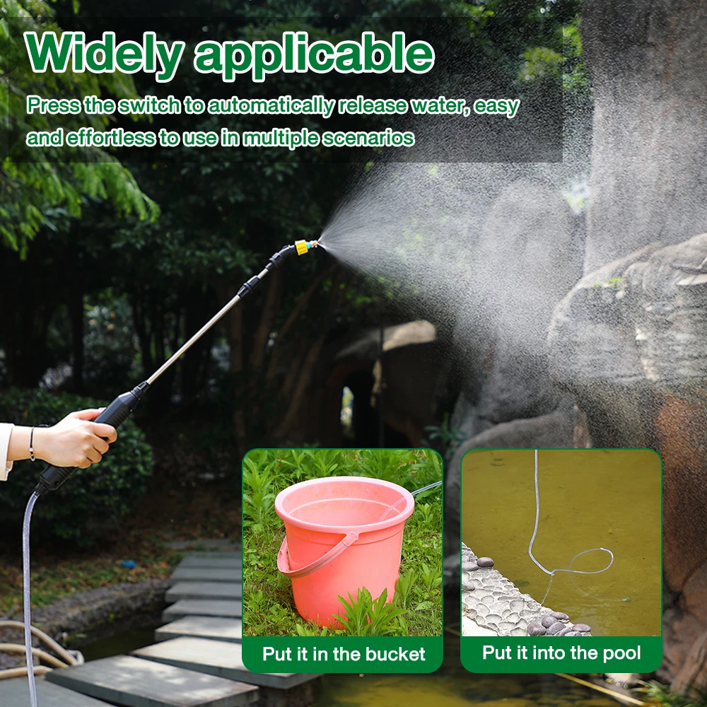 

Электрический распылитель для растений, USB Аккумуляторный автоматический распылитель для полива, портативный ручной садовый распылитель