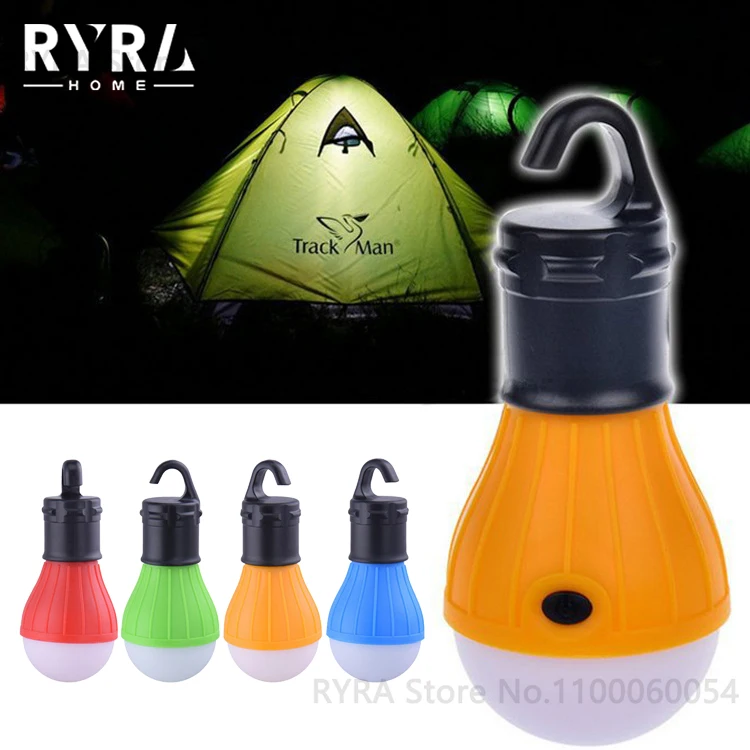 

Portable LED Camping Lantern Battery Operated Tent Lamp Waterproof Emergency Lantern Light Bulb Light For Hiking Fishing Outdoor