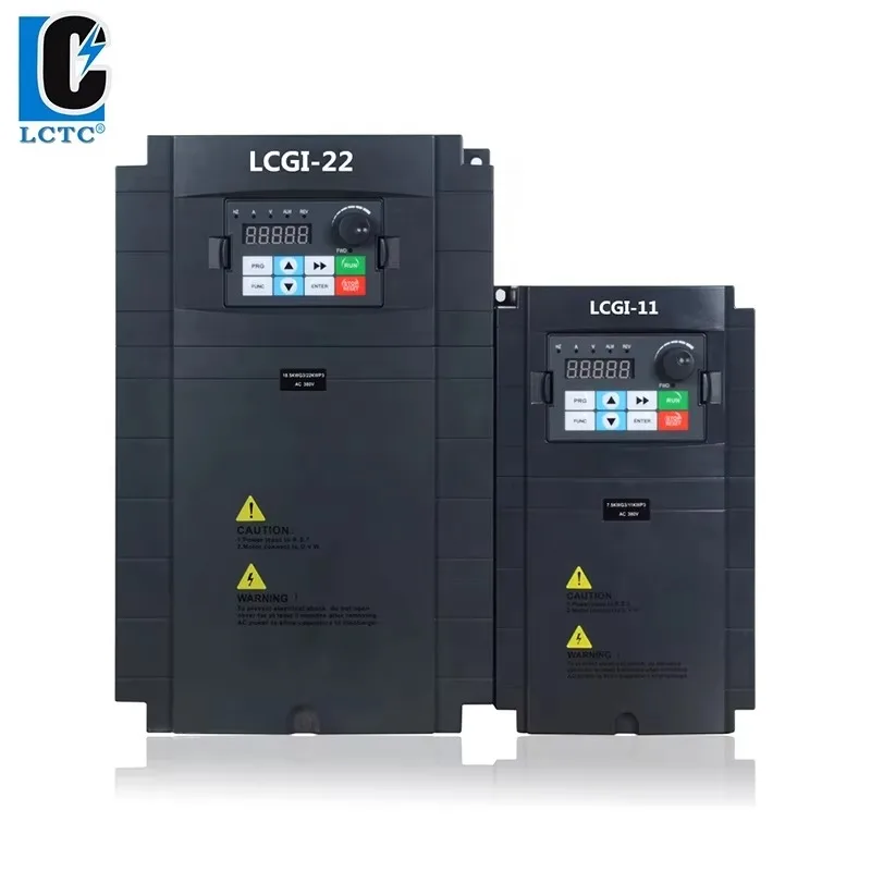 Inversor de frecuencia de accionamiento de motor de CA inversor de control vectorial trifásico 380V 5.5KW VFD