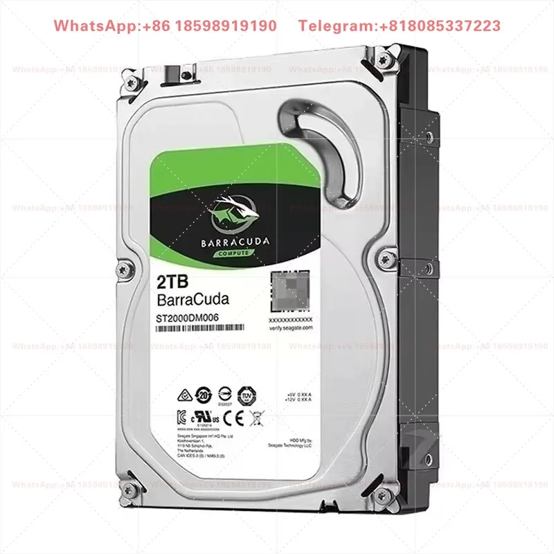 ST2000DM006 2TB Desktop Internal Hard Drive 2T Video Surveillance Hard Disk For CCTV System
